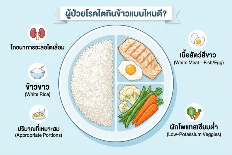 ผู้ป่วยโรคไตกินข้าวแบบไหนดี? คู่มือโภชนาการชะลอไตเสื่อม | [ชื่อเว็บไซต์ของคุณ]