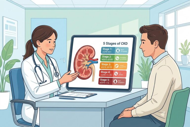 โรคไตมีกี่ระยะ? สรุป 5 ระยะของโรคไตเรื้อรัง (CKD) ที่ทุกคนต้องรู้